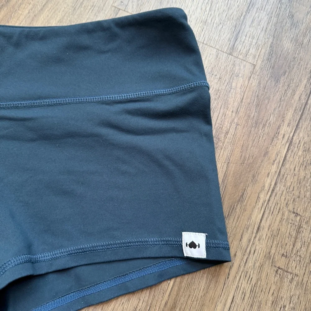 WodBottom Dark Blue Workout Shorts - Size Medium - Picture 2 of 5